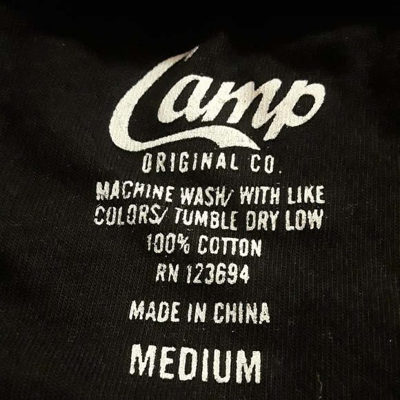 Camp Original Co Good Life T Shirt   Black Medium - Picture 7 of 8
